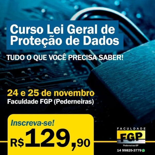Curso Lei Geral de Proteção de Dados