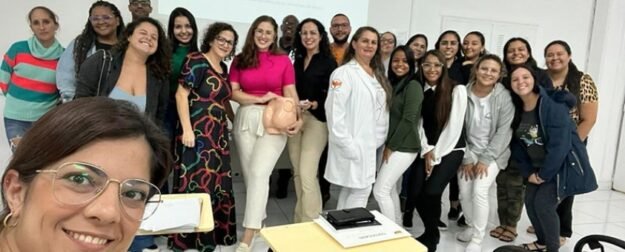 Alunos vivem prática da profissão na Semana da Enfermagem